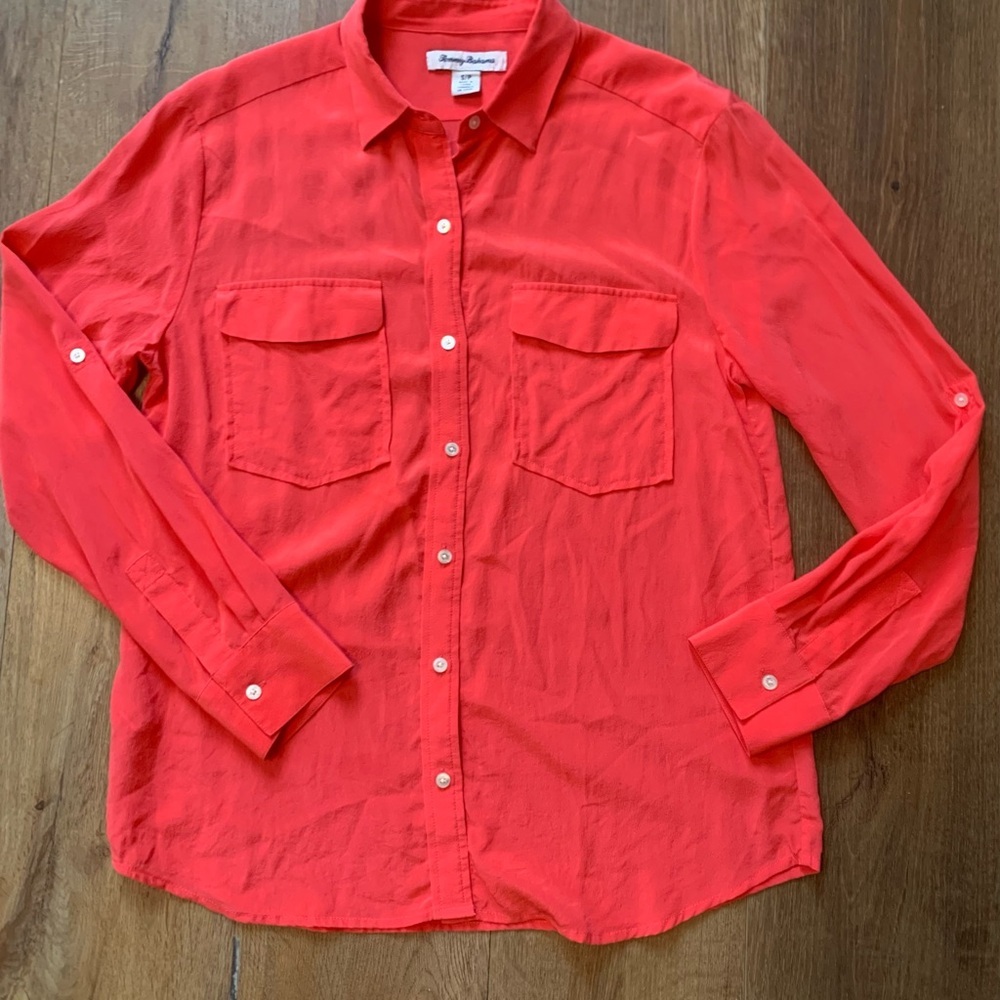 Tommy Bahama women red Shirt